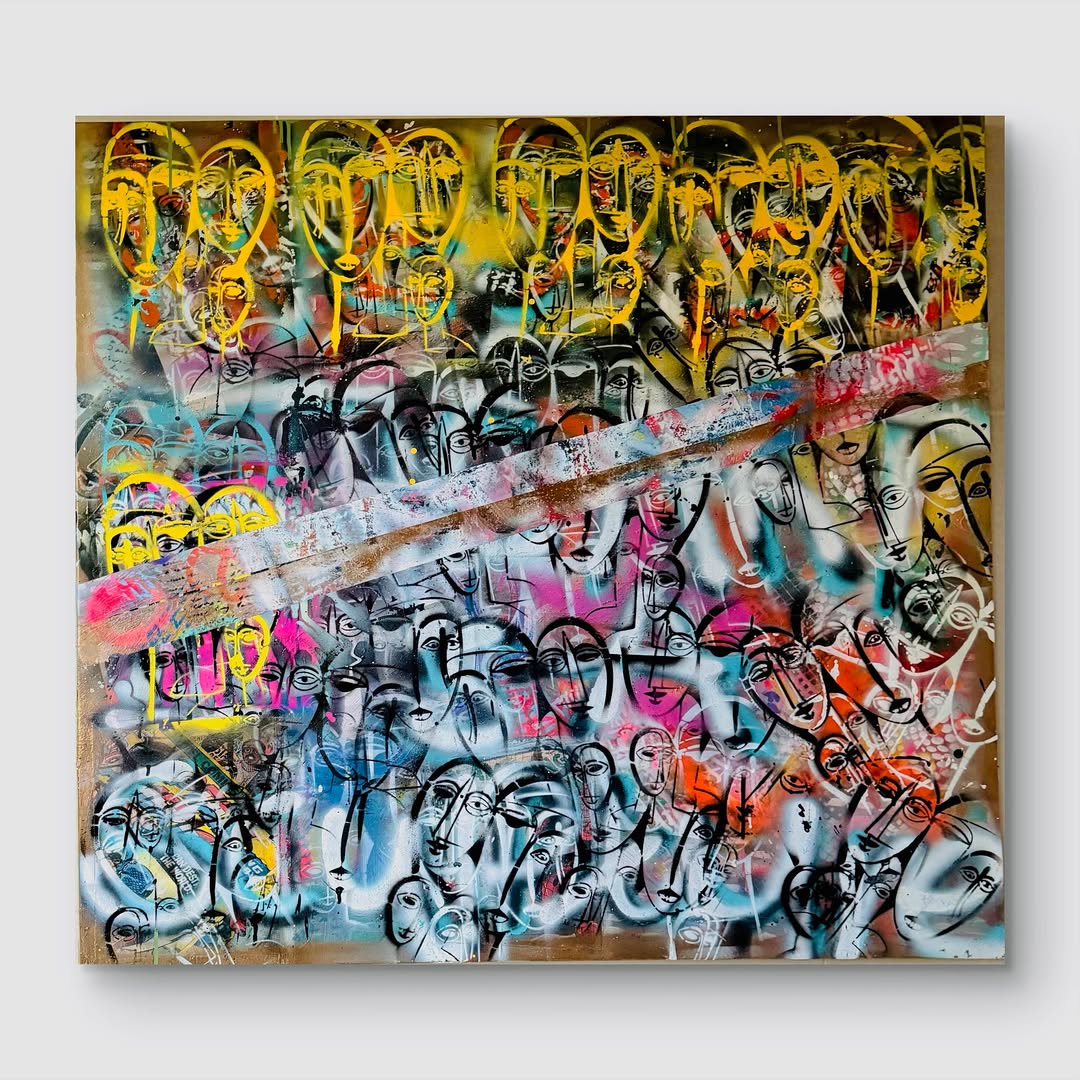 MAN ON THE CANVAS